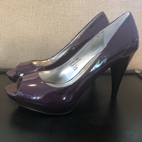 Style&Co. purple patent Celine high heels sz 8.5 - Picture 3 of 8